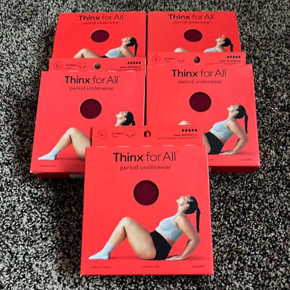 Thinx Intimates & Sleepwear Thinx Period Underwear 5 New Boxes